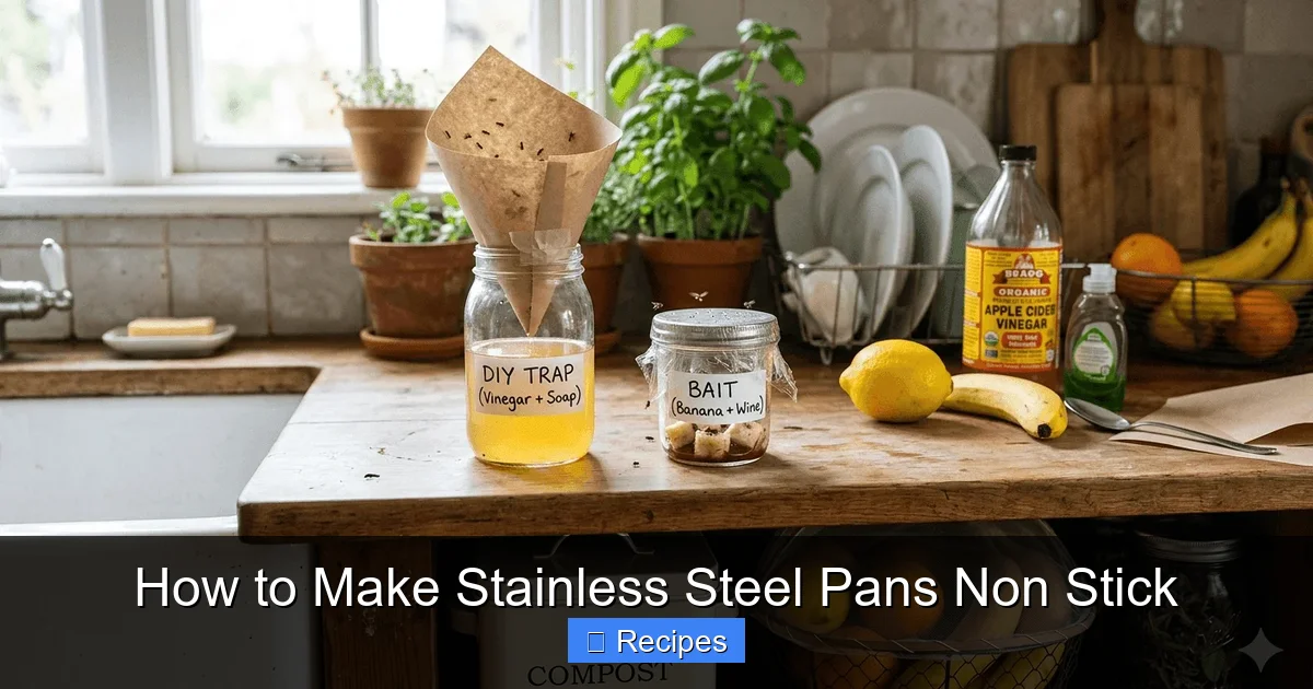 How to Make Stainless Steel Pans Non Stick