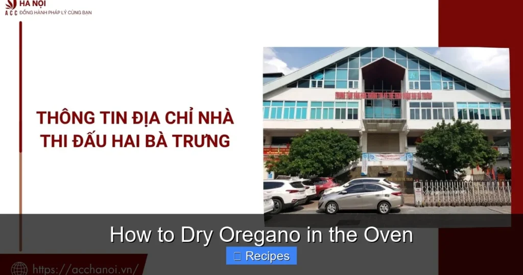 How to Dry Oregano in the Oven