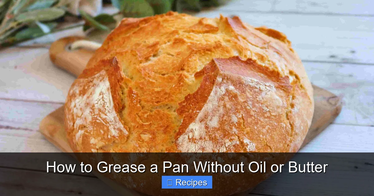 How to Grease a Pan Without Oil or Butter