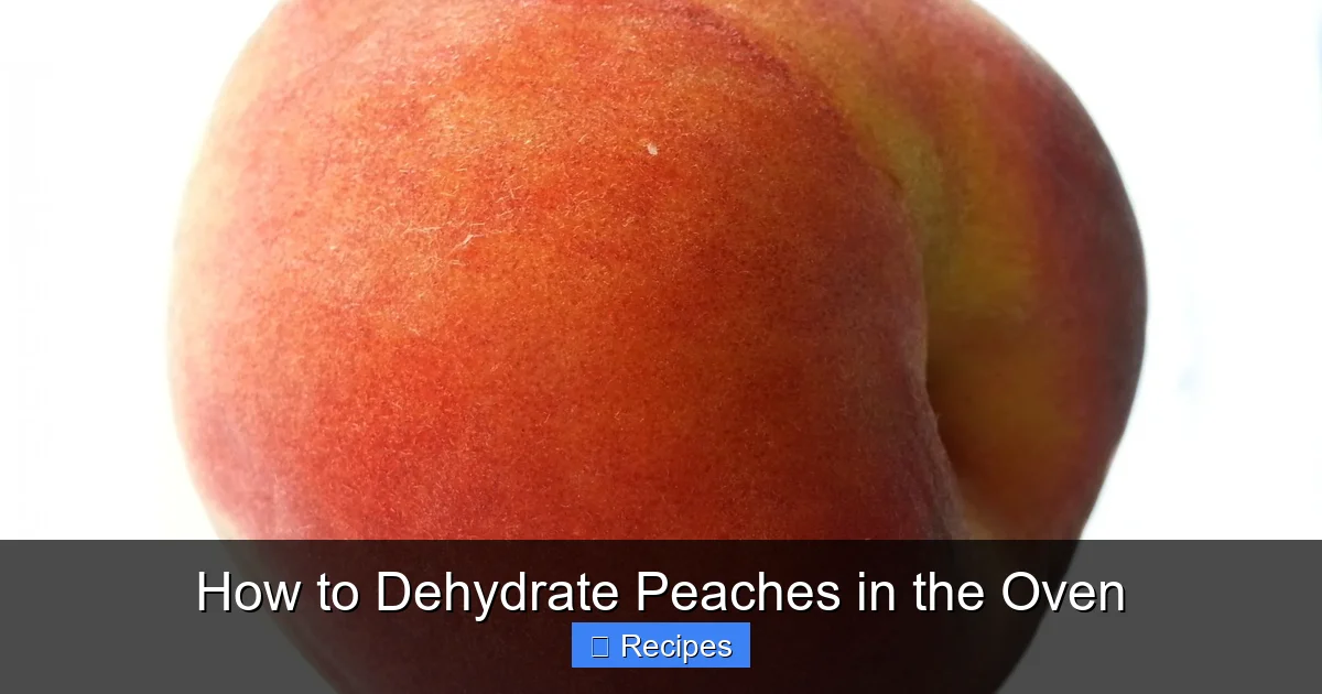 How to Dehydrate Peaches in the Oven