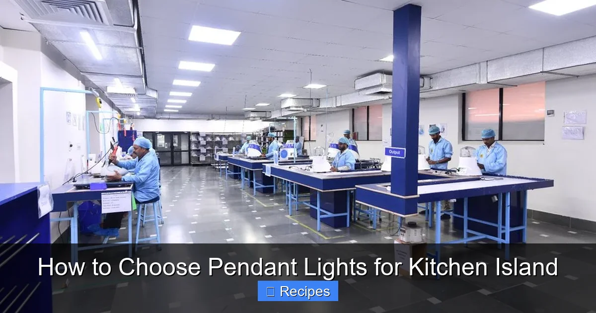 How to Choose Pendant Lights for Kitchen Island