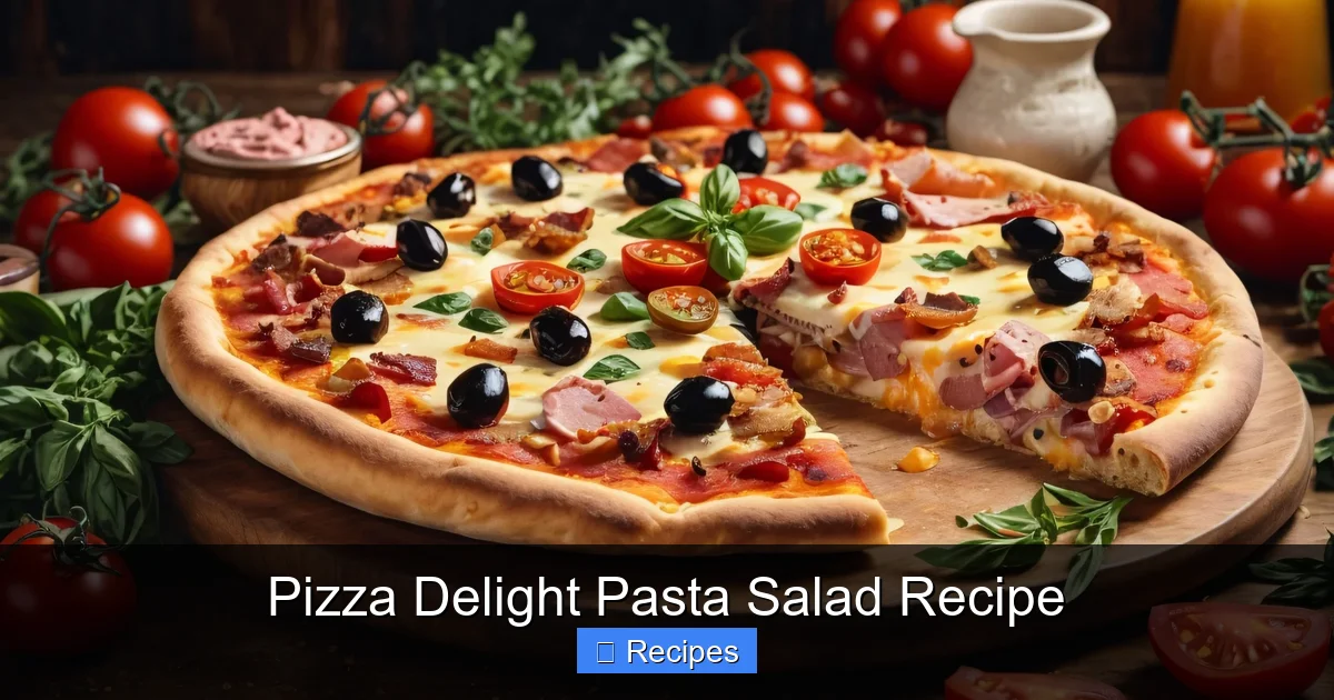 Pizza Delight Pasta Salad Recipe