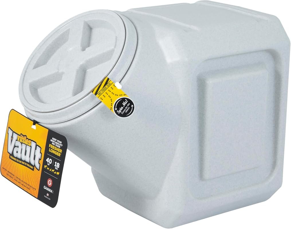 Gamma2 Vittles Vault Outback Airtight Pet Food Container 40 lbs, Durab