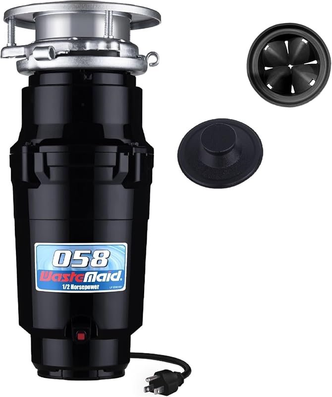 Waste Maid 1/2 HP Anti-Jam Stainless Steel Garbage Disposal Economy Fo