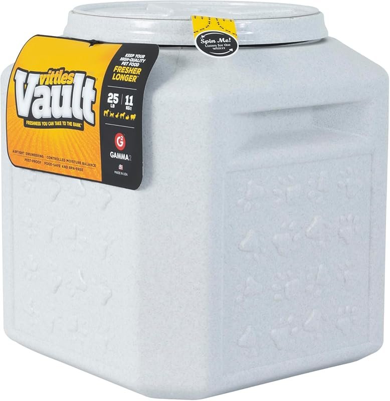 Gamma2 Vittles Vault Airtight Pet Food Storage Container Holds 25lbs D