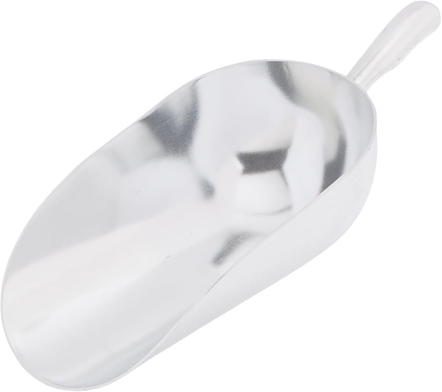 Winco Aluminum Utility Scoop 85-Ounce Medium Size for Bulk Ice Flour a