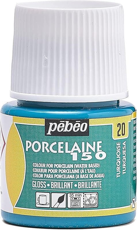 PEBEO Porcelaine 150 Ceramic Paint – Water-Based High-Gloss, Non-Toxic
