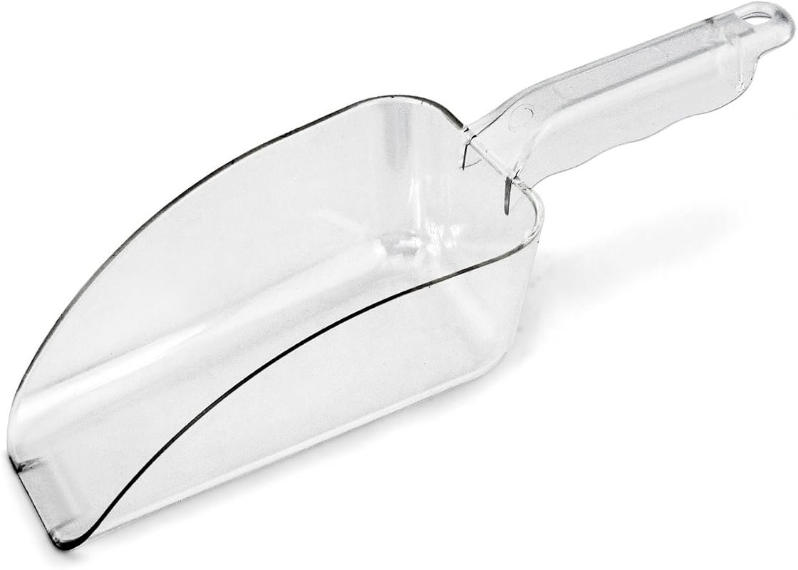 New Star Foodservice Clear Polycarbonate Plastic Utility Ice Scoop Com