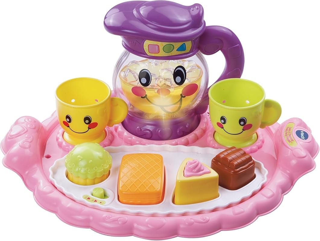 VTech Learn & Discover Pretty Party Playset for Kids, Interactive Lear