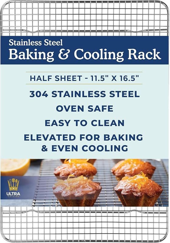 Ultra Cuisine Heavy Duty Cooling Rack for Baking, Professional Grade 1
