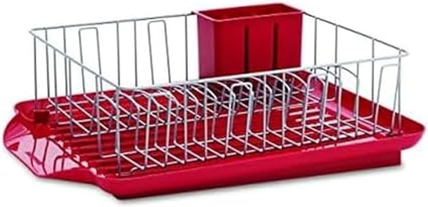 Farberware Classic Rust Resistant Full Dishrack with Removable Flatwar