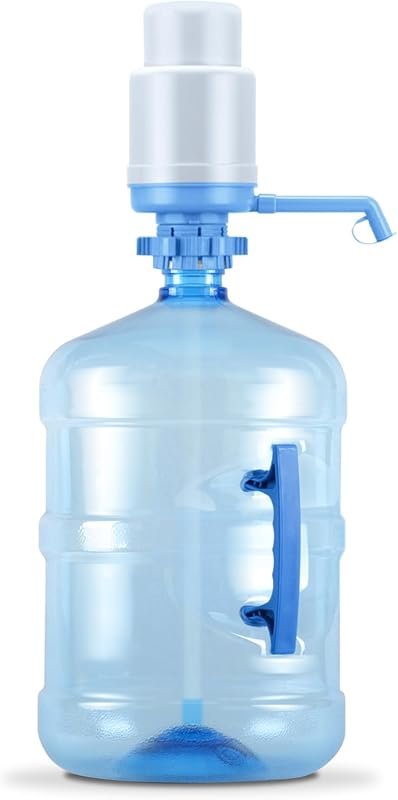Brio Universal Manual Drinking Water Pump for 5 Gallon Bottle, Portabl