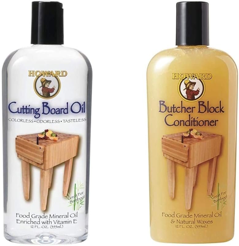 HOWARD Butcher Block Conditioner and Cutting Board Oil 12 oz - Food Gr