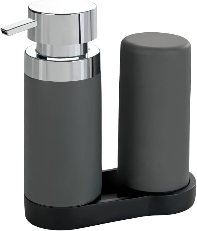 WENKO Dish Soap Dispenser for Kitchen Sink - Squeeze Bottle for Washin