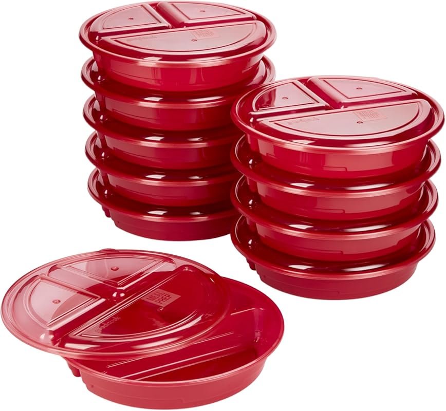GoodCook 10-Piece Meal Prep Containers Set - Microwave & Dishwasher-Sa