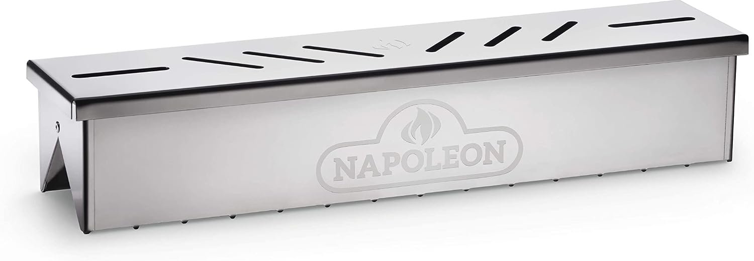 Napoleon 67013 Stainless Steel Smoker Box – Adds Smoky Flavor, Turns G