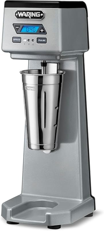 Waring Commercial Heavy-Duty Single Spindle Drink Mixer, 1 HP Motor wi