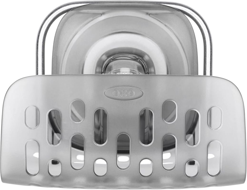 OXO Good Grips Stronghold Suction Sponge Holder - Secure Kitchen Sink 