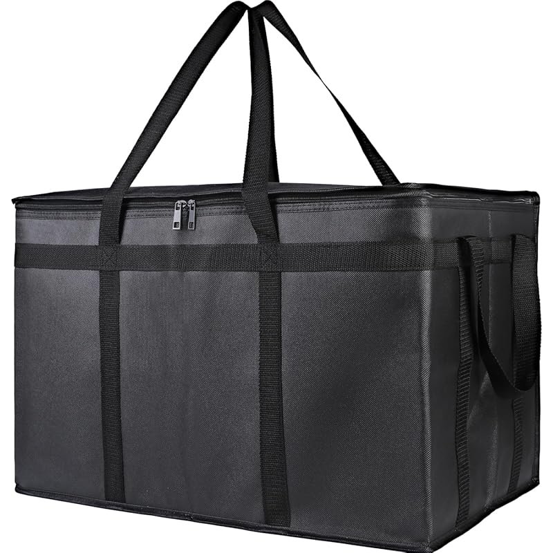 Bodaon XXXL Insulated Pizza Delivery Bag for Hot/Cold Food, Commercial