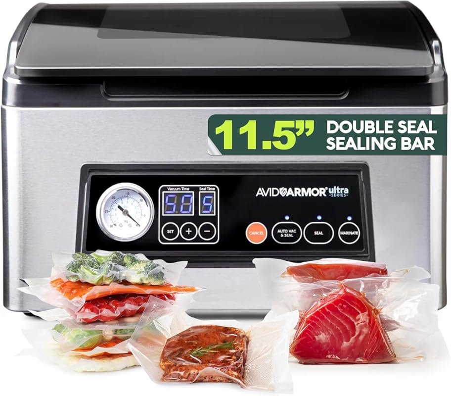 Avid Armor USV32 Chamber Vacuum Sealer Machine with 11.5