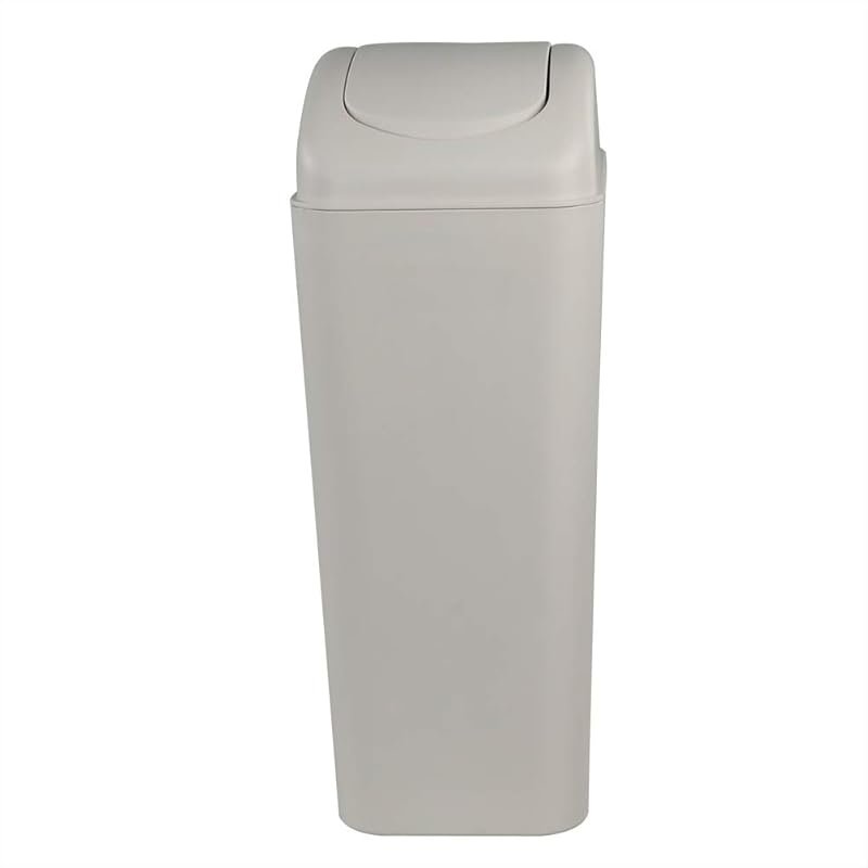 Obstnny 3.5 Gallon Slim Plastic Trash Can for Narrow Spaces, Perfect f