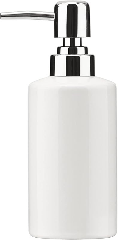 FE Ceramic Soap Dispenser 300ml Refillable Liquid Soap Pump for Kitche