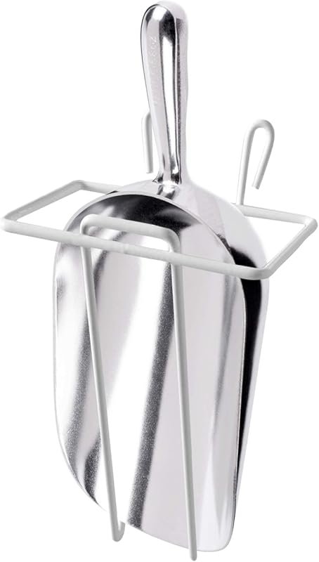 CUSINIUM 24 oz Aluminum Ice Scoop with Holder – Compact Lightweight fo