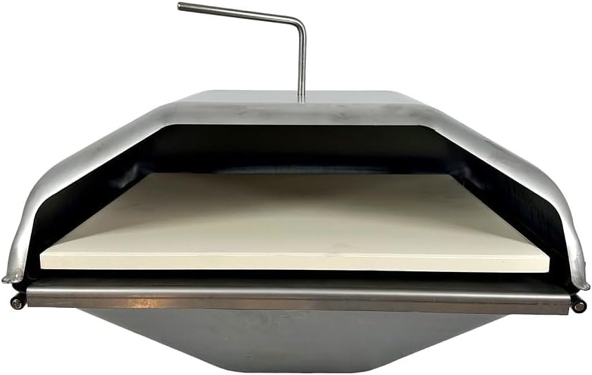 Pellet Grill Pizza Oven Attachment for Wood-Fired Cooking - Fits Traeg