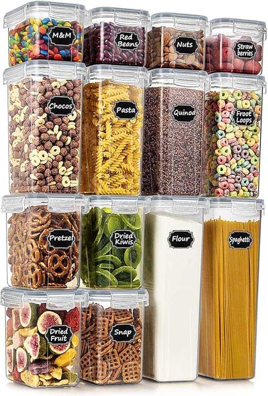Wildone 14-Piece Airtight Food Storage Containers with Lids, BPA-Free 