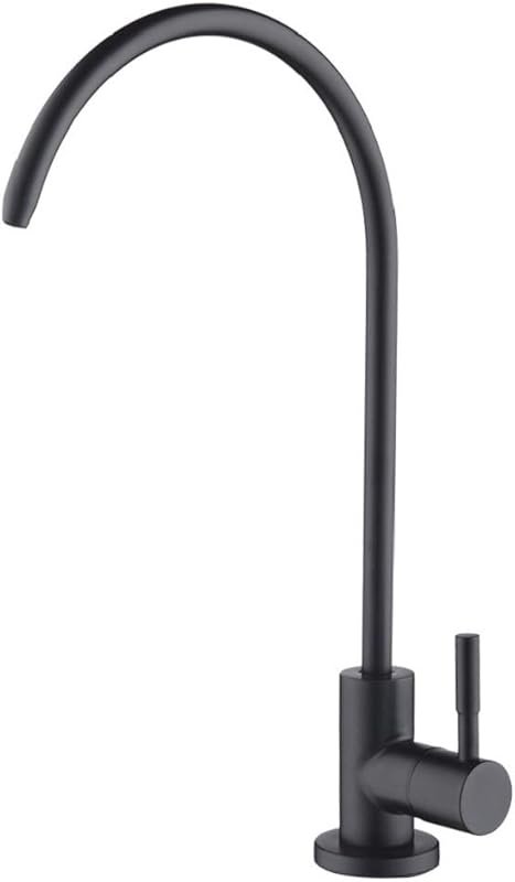 Matte Black Drinking Water Faucet – Kitchen Water Purifier Faucet for 