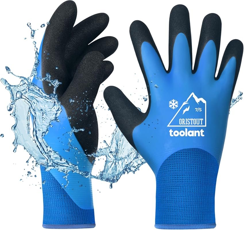Waterproof Winter Work Gloves for Men and Women - Touchscreen Freezer