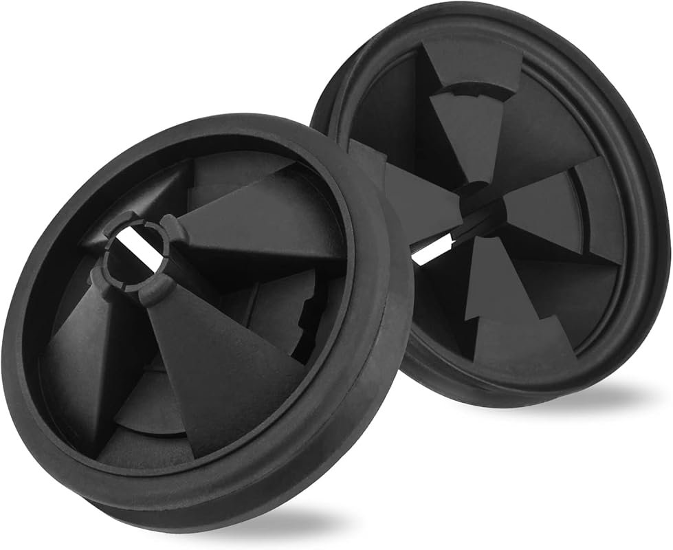 2 Pack Upgraded EPDM Garbage Disposal Splash Guard for InSinkErator Ev