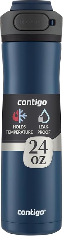 Contigo Cortland Chill 2.0 24 oz Stainless Steel Bottle, spill-proof l