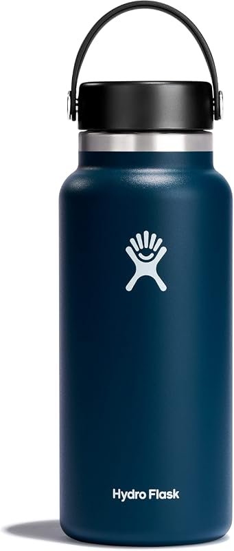 Hydro Flask 32 oz Insulated Stainless Steel Bottle, Wide Mouth Flex Li