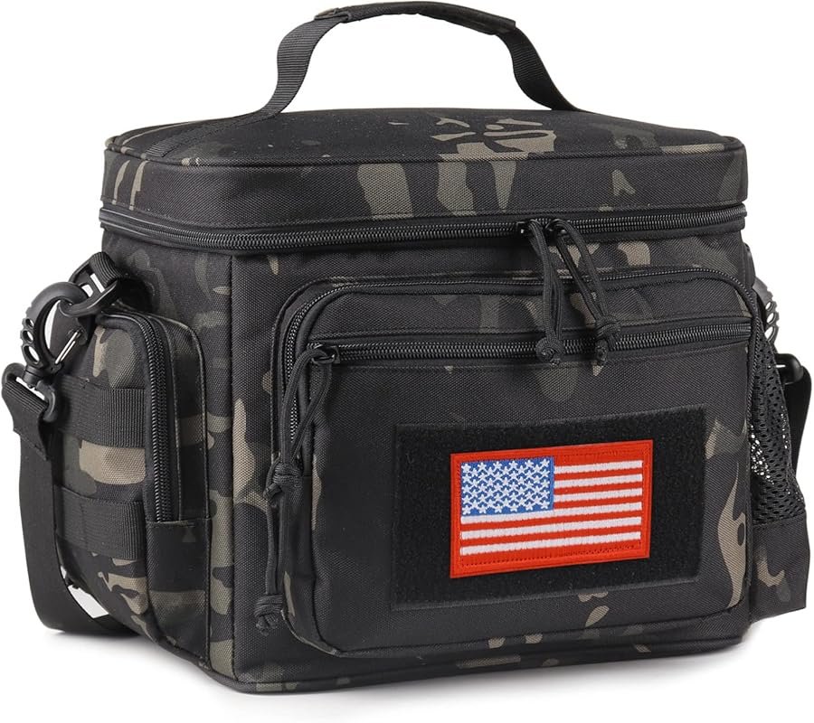 ATRIPACK Durable Tactical Lunch Box for Men, Leakproof Insulated Coole