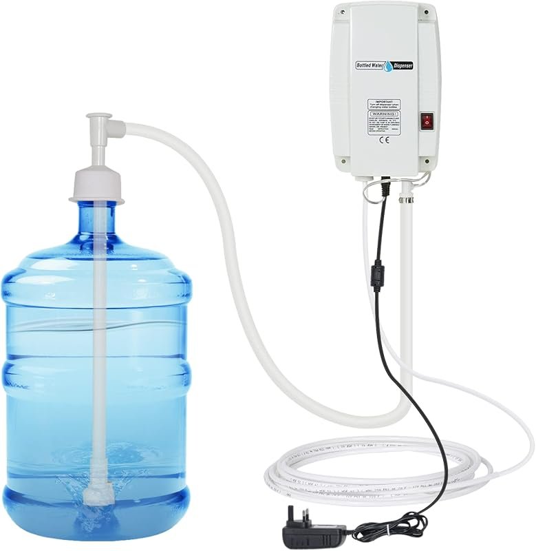 TDRSUPER Single-Inlet Bottled Water Dispenser Pump – 110V 60PSI Electric