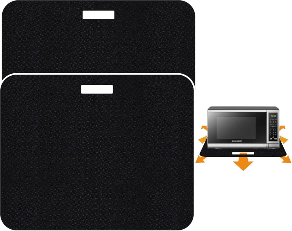 2-Pack 15x18 Inch Heat Resistant Mat with Sliding Function for Air Fry