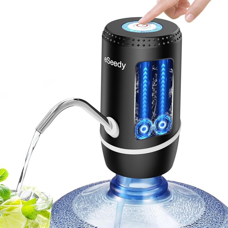 USB Charging Automatic Water Dispenser for 5 Gallon Bottle, Rechargeab