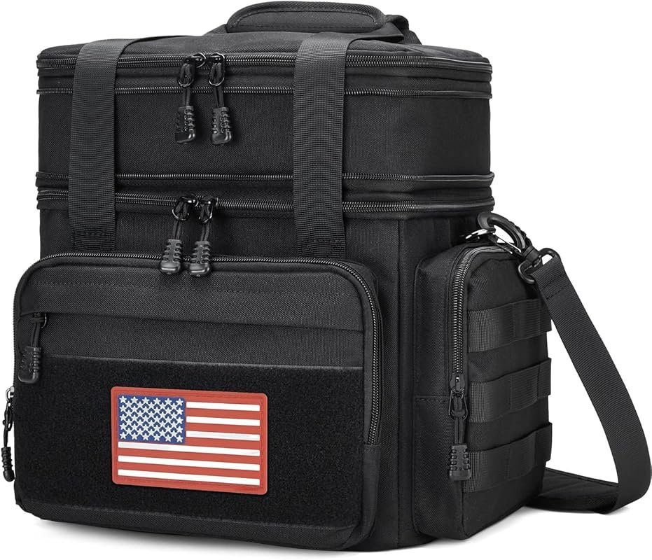Gafetrey Tactical Lunch Box for Men, Insulated Leakproof Waterproof Co