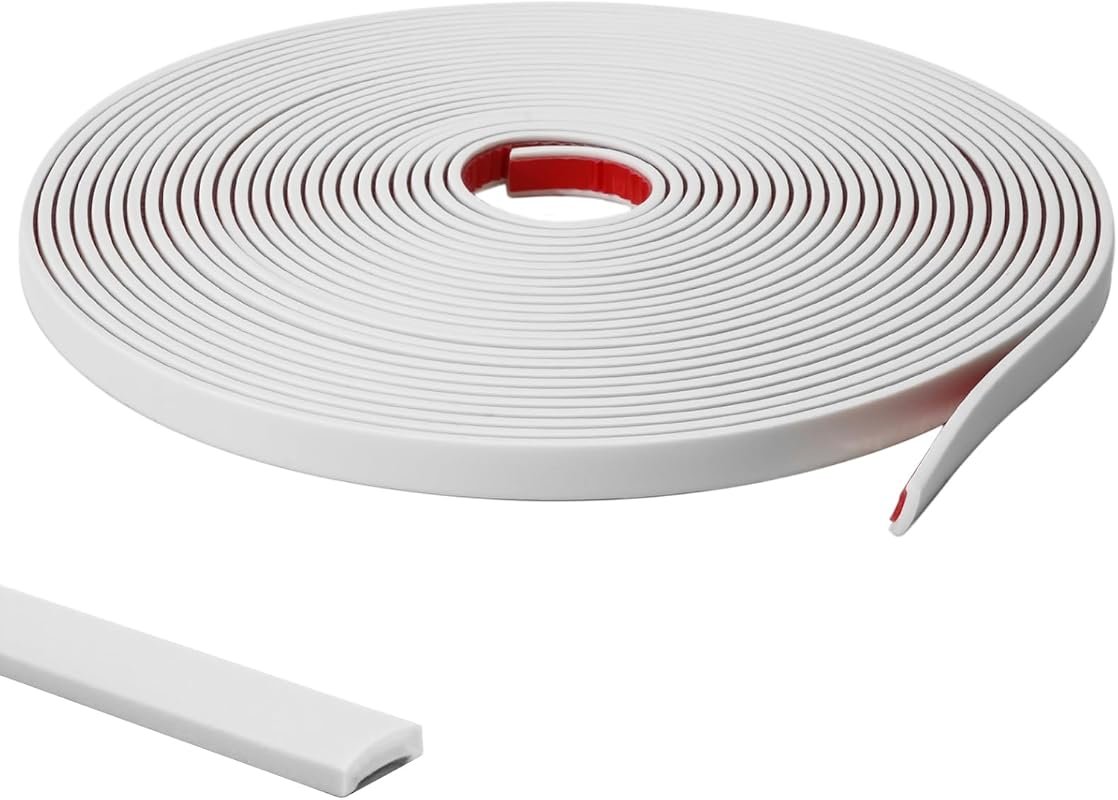 9.8 Ft Peel and Stick Wall Molding Trim - Flexible Paintable PVC Trim
