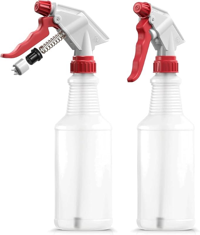 Bar5F 16oz 2-Pack BPA-Free Food Grade Spray Bottles for BBQ Grilling S