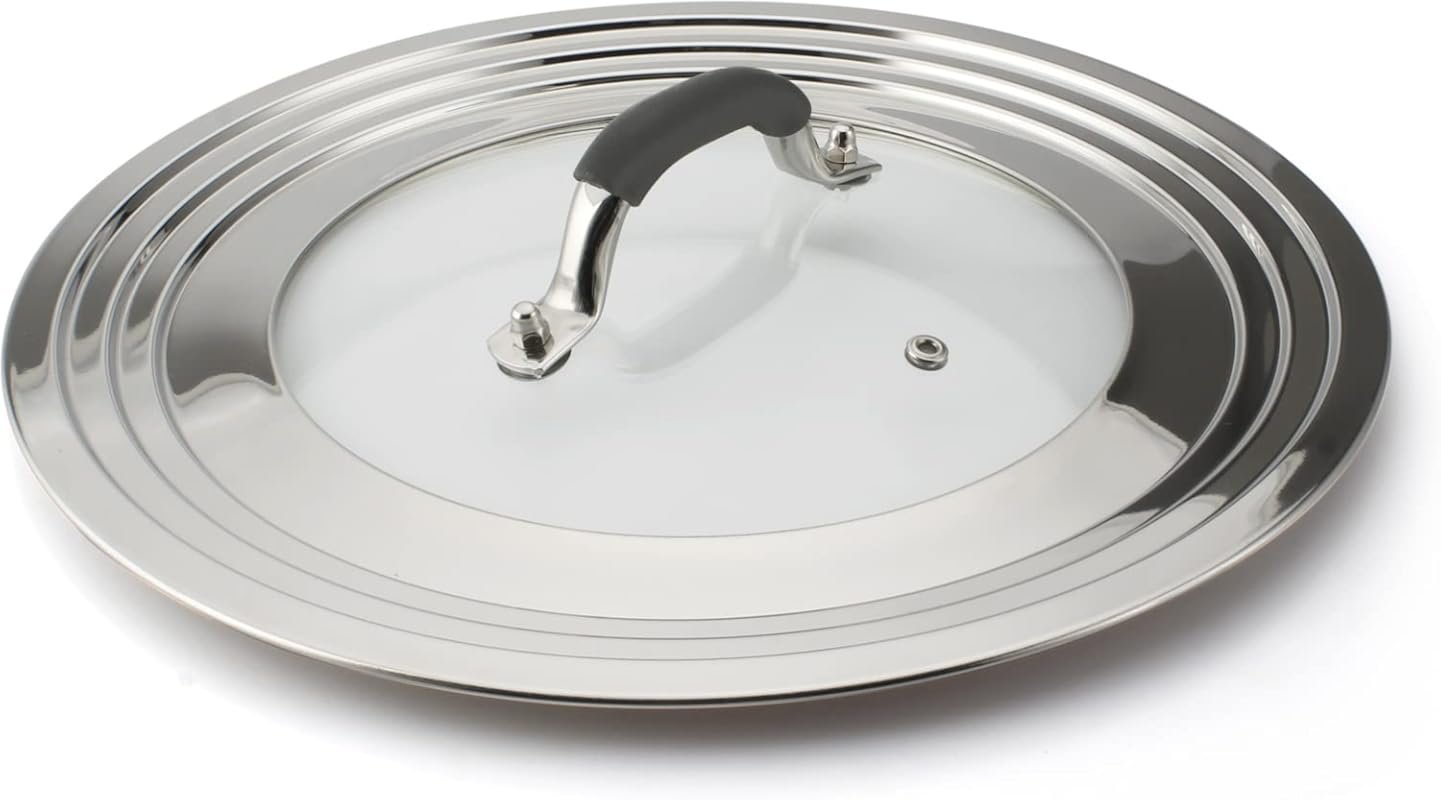 15 Inch Large Universal Pan and Pot Lid Cover Fits 11 to 15 Inch Fryin