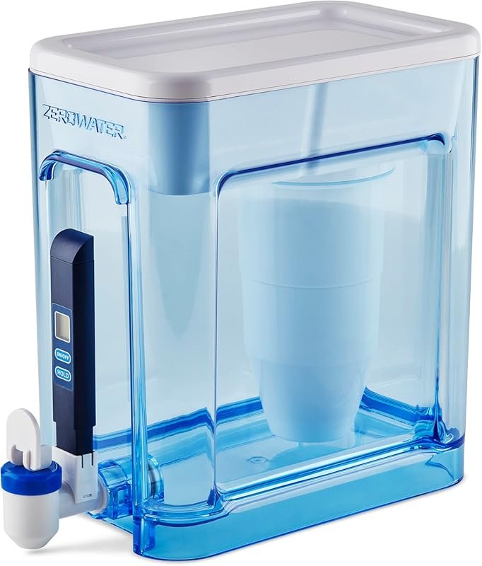 ZeroWater 22-Cup 5-Stage Water Filter Dispenser IAPMO Certified Reduce
