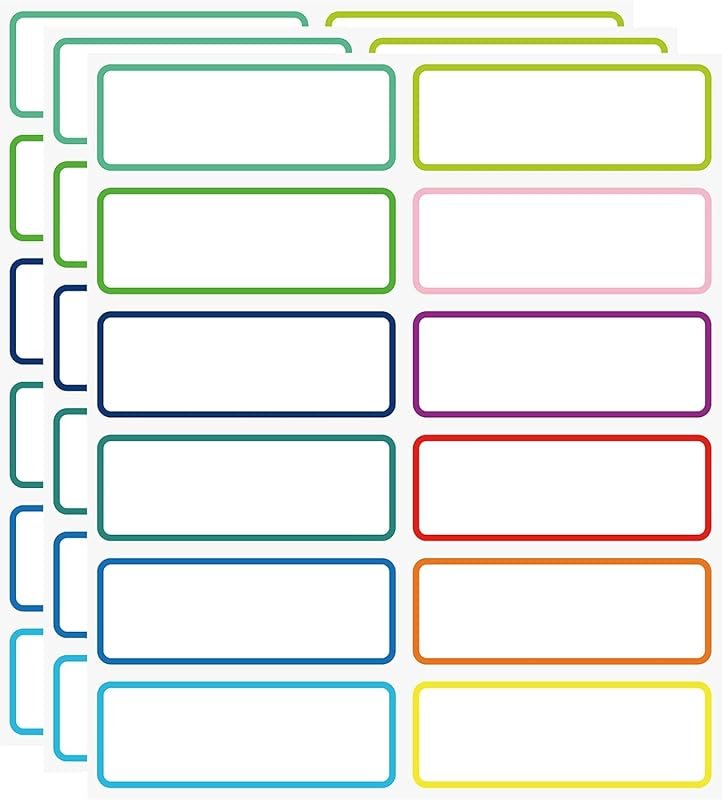 Reusable Waterproof Dry Erase Labels for Storage Bins, Jars, Pantry, K