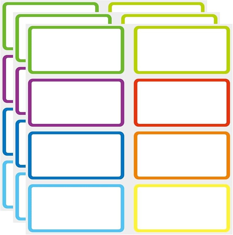 Reusable Waterproof Dry Erase Labels for Storage Bins, Jars, Pantry, K