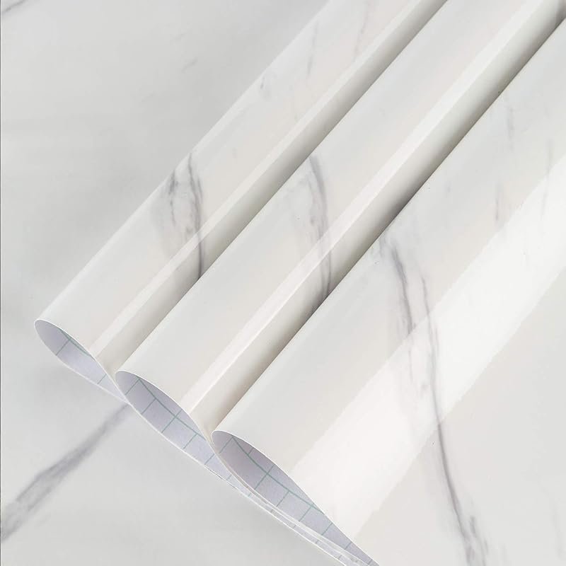 BAYYA Extra Wide Marble Granite Peel & Stick Waterproof Wrap for Kitch