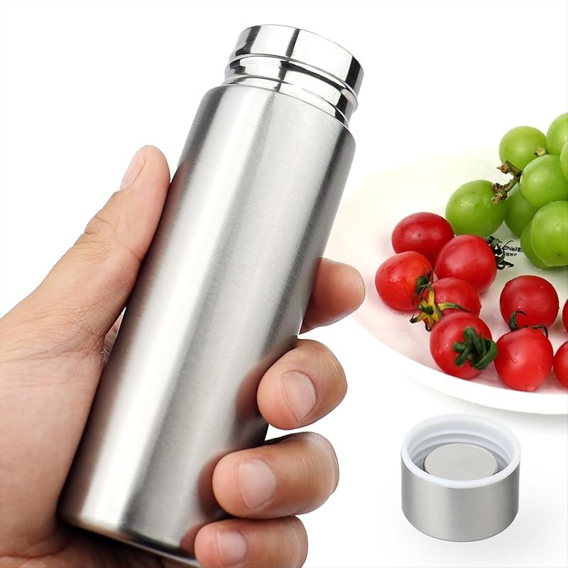 Cute Small Purse Water Bottle 4.4 oz - Vacuum Insulated Reusable Leak-