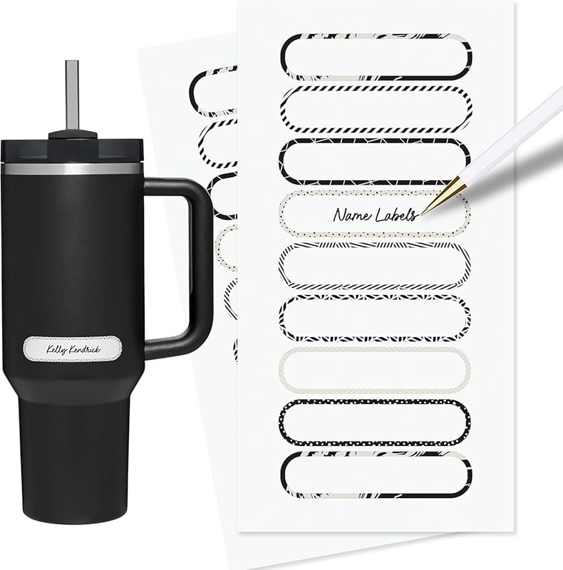ThreeKin Waterproof Custom Labels for Bottles and Containers