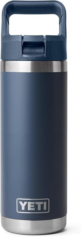 YETI Rambler 18 oz Vacuum Insulated Stainless Steel Bottle with Straw