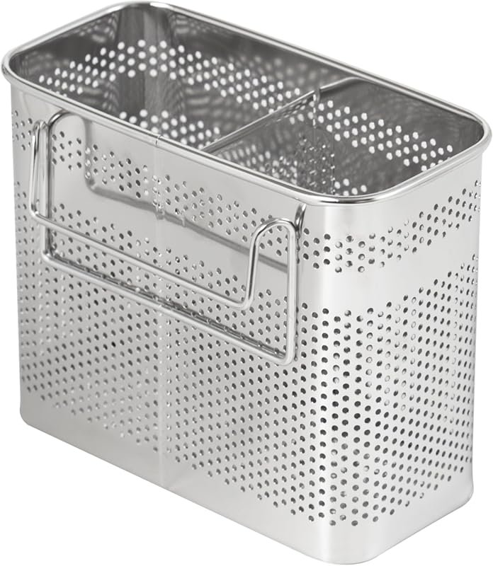 HOME&I SUS 304 Stainless Steel Silverware Drying Basket for Dish Rack,
